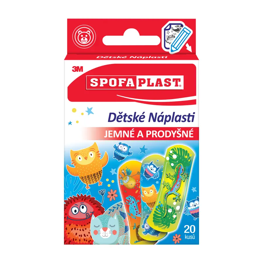 6875_3M SPOFAPLAST 116 DETSKE NAPLASTI - UNIVERZALNI MOTIV